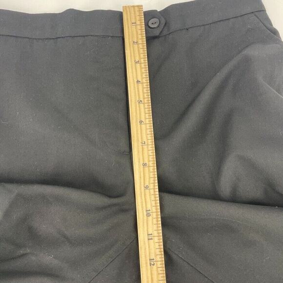 Christopher & Banks Chino Pants Women's 6 Black Mid-Rise Straight Leg Pockets - Picture 4 of 14